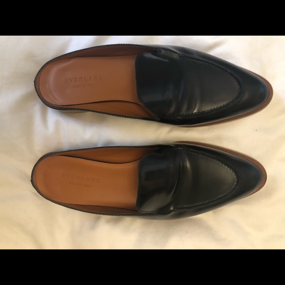CLOSET CLEANOUT Black Everlane Mules